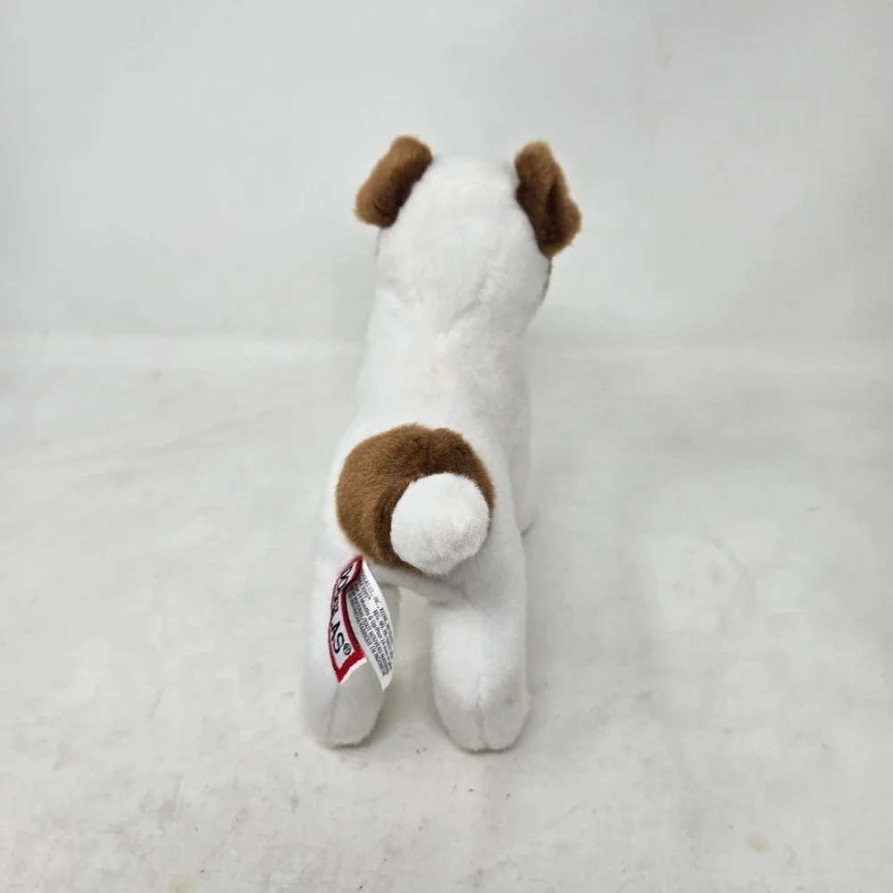 Douglas Cuddle Toys Jack Russell Terrier Plush Stuffed Animal White Brown Dog